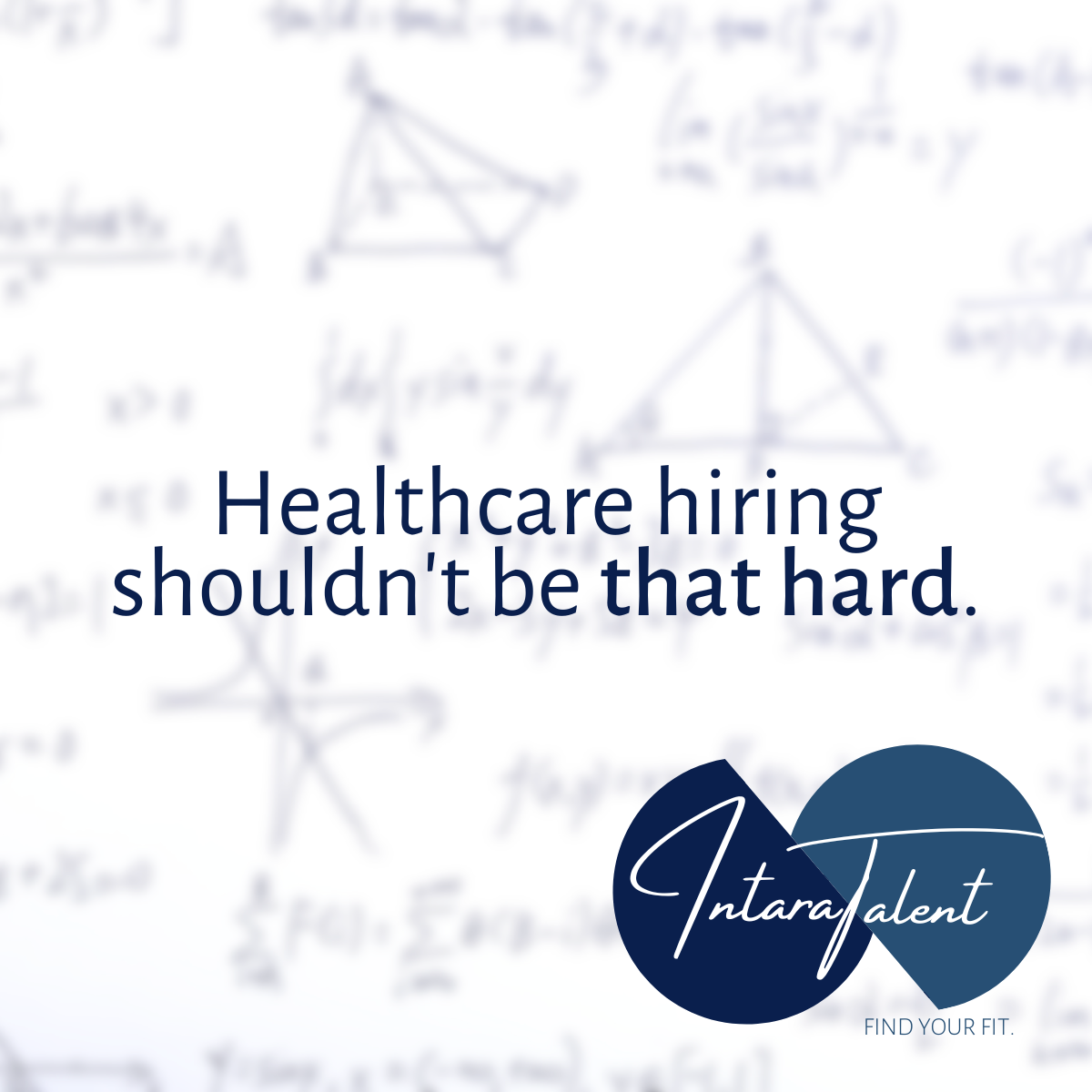 Intara Talent social campaign - Healthcare hiring